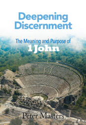 Book cover of "Deepening Discernment" with an ancient amphitheater image.